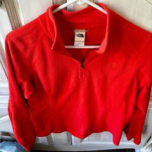 North Face Coral Fleece Quarter Zip